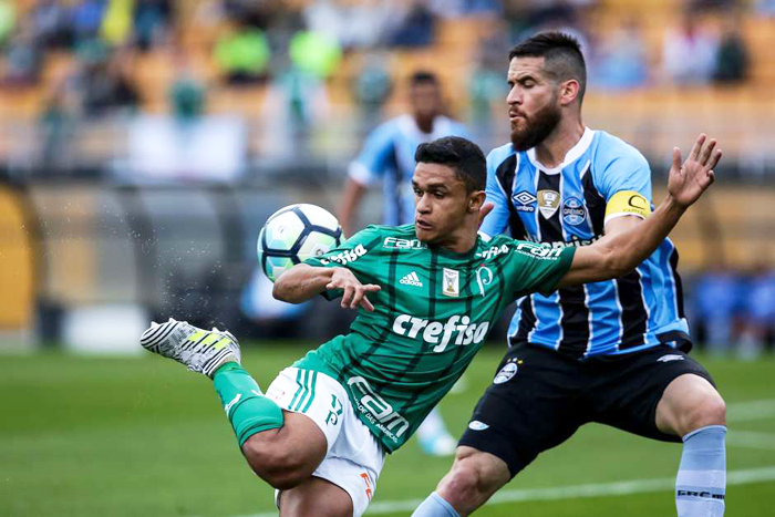 No duelo de times com maioria de reservas para ambos os lados, Palmeiras levou a melhor diante do Grêmio. Foto: Rodrigo Gazzanel/Futura Press  