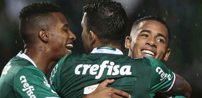 Palmeiras largou na frente, sofreu a virada, mas conseguiu retomar a dianteira e comemorar a 3ª vitória como mandante. Foto: Leandro Martins/Frame Photo/Gazeta Press. 