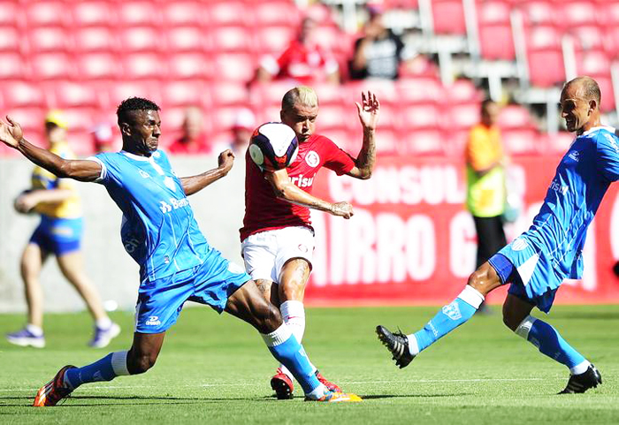 No retorno de D'Alessandro ao Beira-Rio em jogos oficiais, Inter acaba derrotado pelo Noia, que com o resultado assumiu a liderança do Gauchão. Foto: Mateus Bruxel/Agência RBS 