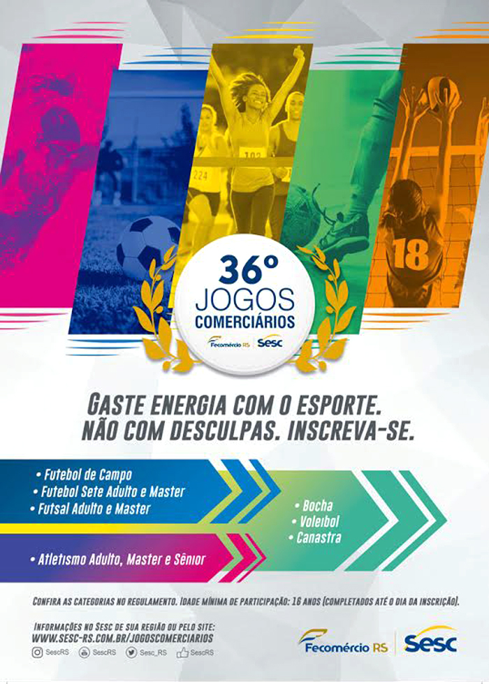 36º Jogos Comerciários 2016