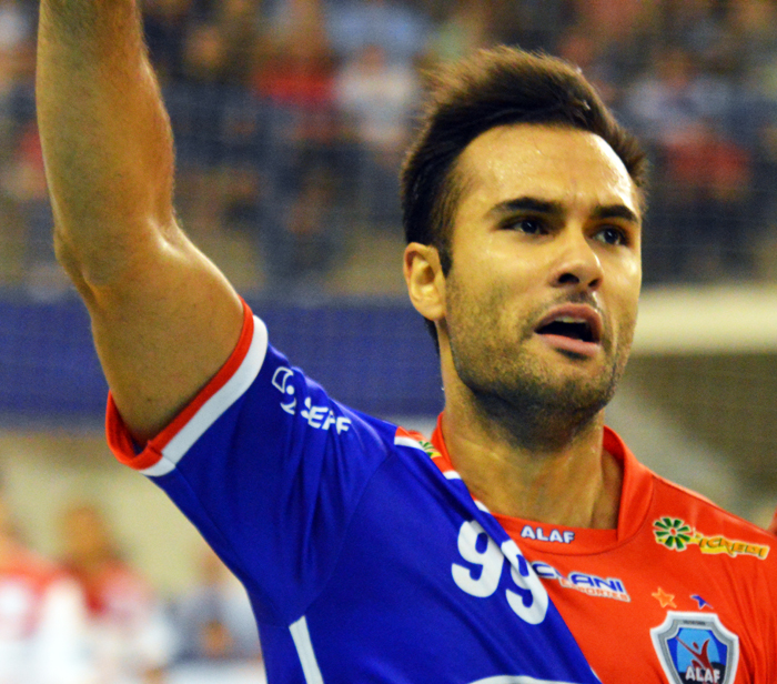 Bipe - xodó do torcedor da Alaf - entrou na partida para marcar um gol de bicicleta diante do Guarapuava. Um dos gols mais bonitos da história do representante do Vale do Taquari na Liga Nacional de Futsal. Foto: José Roberto Gasparotto. 