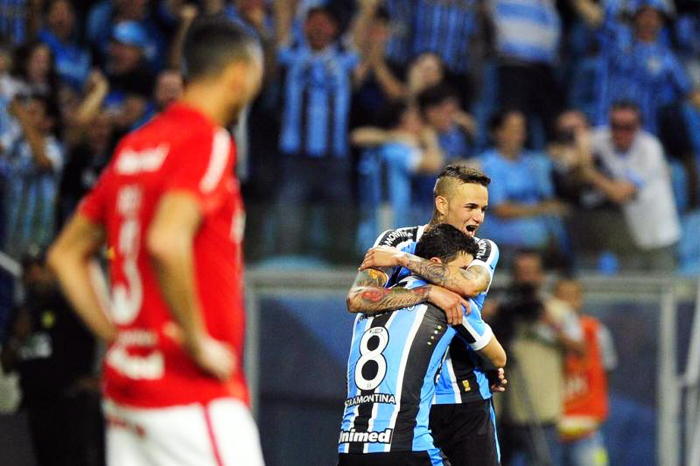 Luan marcou gol e foi o destaque do Gre-Nal, na histórica goleada do Grêmio diante do seu maior rival. Foto: Diego Vara/Agência RBS. 