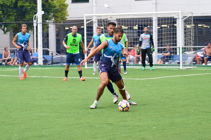 Ricardo Maria, do Shark Ataque, no duelo contra Denar, do Coroas Mirim D/Imojel