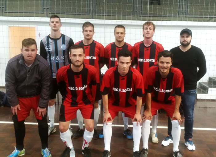 Equipe do Só Na Sorte estreou com goleada diante do Toque My Voy FC. Foto: Farelinho.