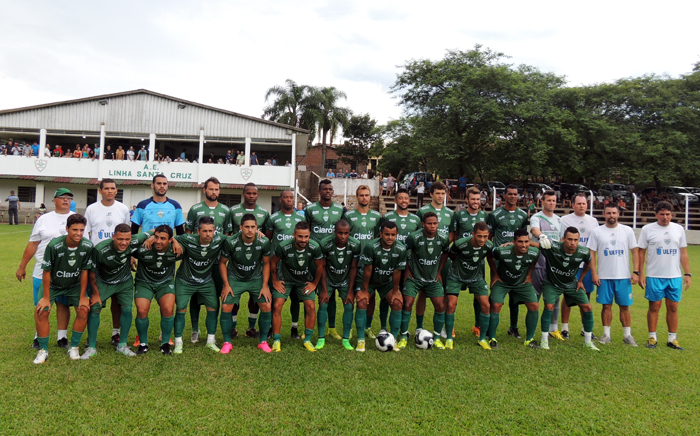 Equipe do Avenida goleou a seleção da Lifasc. Foto: Jacson Miguel Stülp/Case Marketing. 