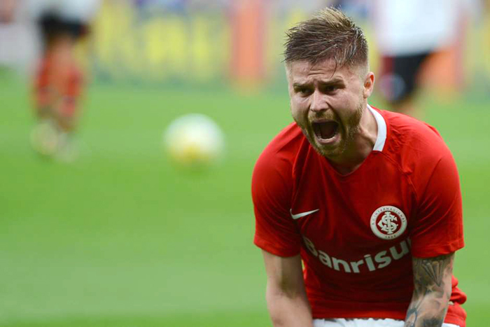 Sasha reencontrou o caminho do gol no duelo contra o Flamengo. Foto: Edu Andrade/Fato Press/ Gazeta Press. 