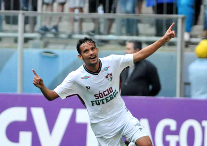 Gustavo Scarpa vibra com gol contra o Grêmio. Foto: Ricardo Rímoli/Lancepress. 