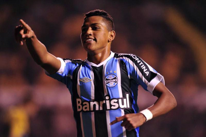 Pedro Rocha marcou o gol do Grêmio no tempo normal de jogo. Na decisão das penalidades máximas, brilhou a estrela de Marcelo Grohe, que defendeus dois chutes. Foto: Ricardo Duarte/Agência RBS. 