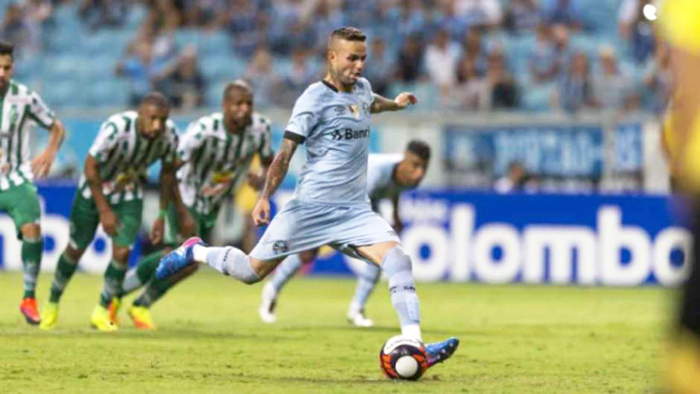 Luan anotou o quarto gol do Grêmio diante do Juventude.  