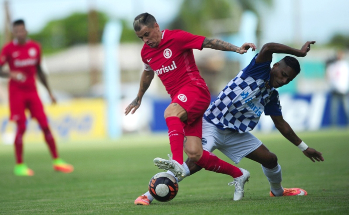 D'Alessandro foi o "garçom" na vitória do Inter diante do Zequinha. Foto: Ricardo Duarte/Inter/Divulgação 