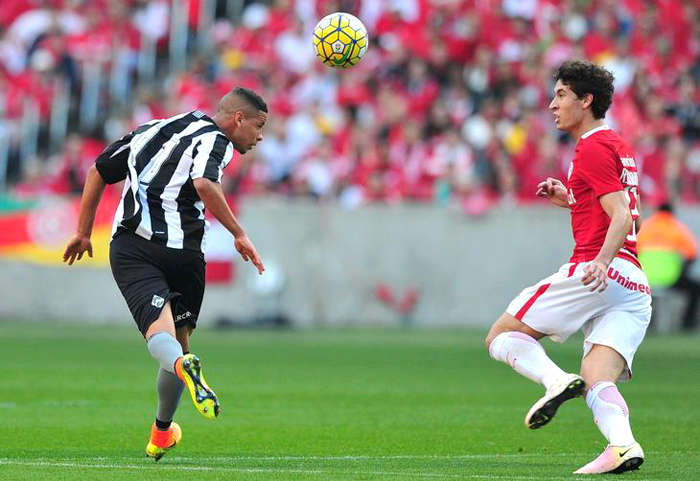 Botafogo apresentou futebol envolvente, com contra-ataques fulminantes. Foto: Diego Vara/Agência RBS. 