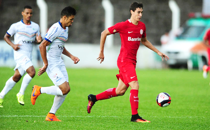 Rodrigo Dourado colocou o Inter em vantagem, mas o VEC empatou minutos depois. Foto: Ricardo Duarte/Inter/Divulgação 